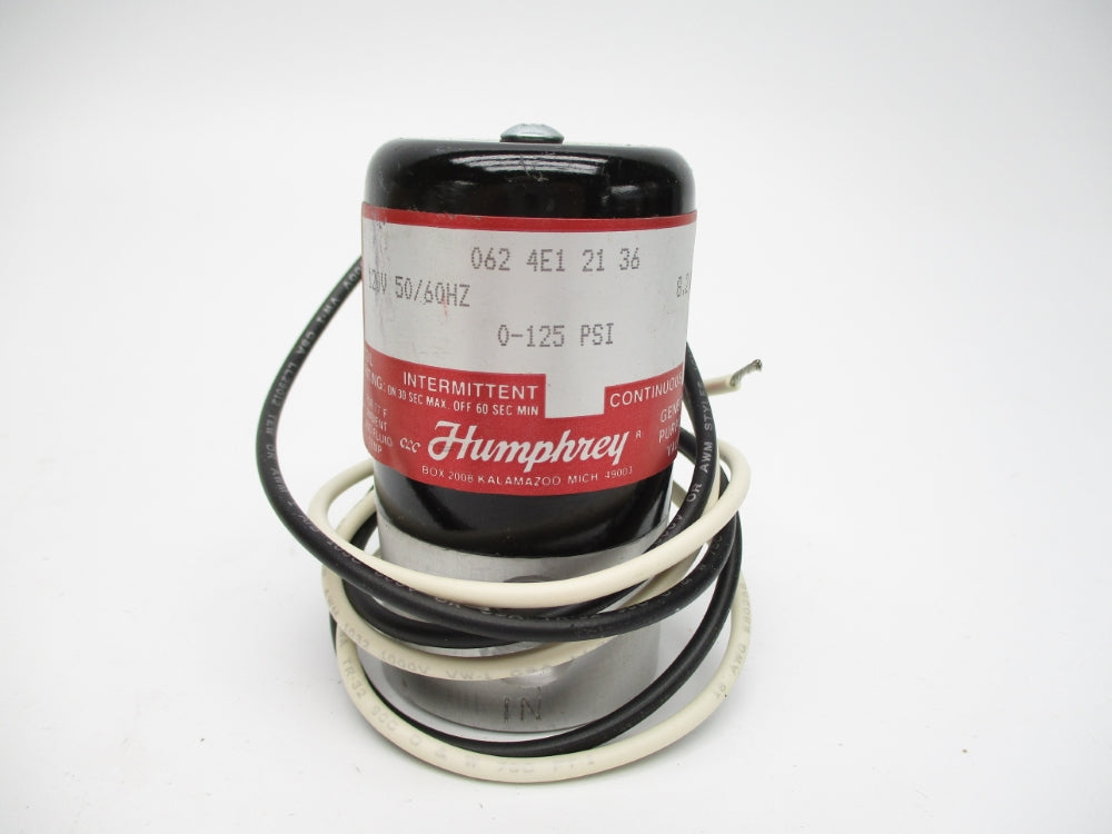 HUMPHREY 062-4E1-21-36 120V 0-125PSI NSMP