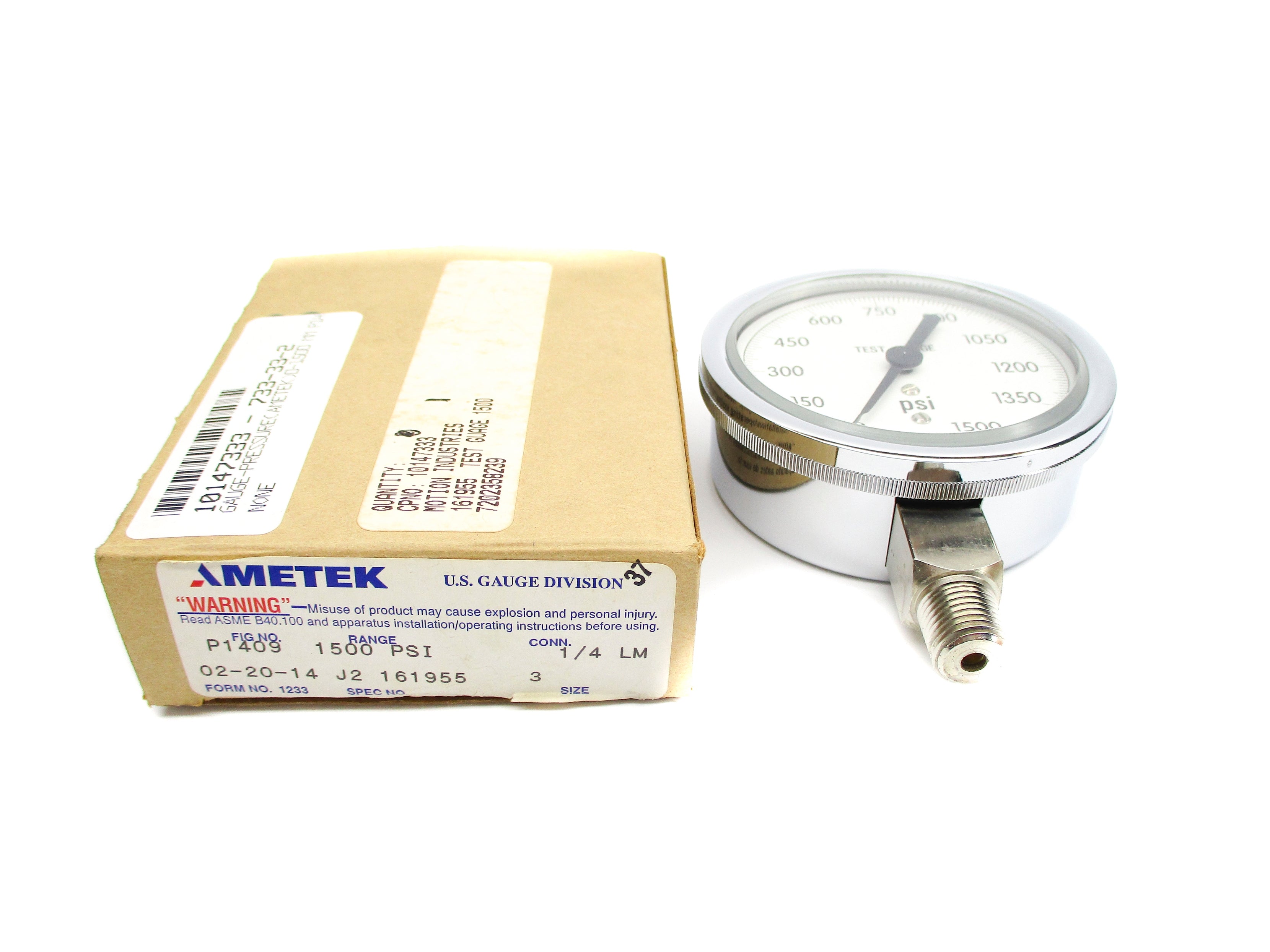 AMETEK P1409 1500PSI NSMP