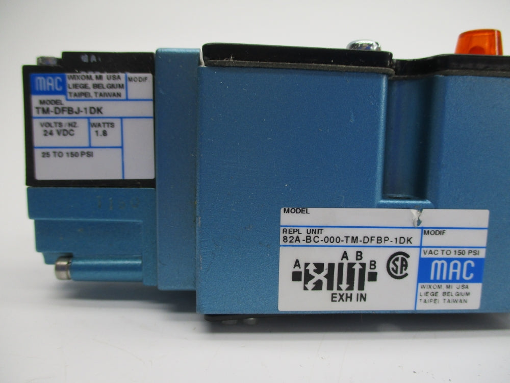 MAC 82A-BC-000-TM-DFBP-1DK 150PSI 24VDC NSNP