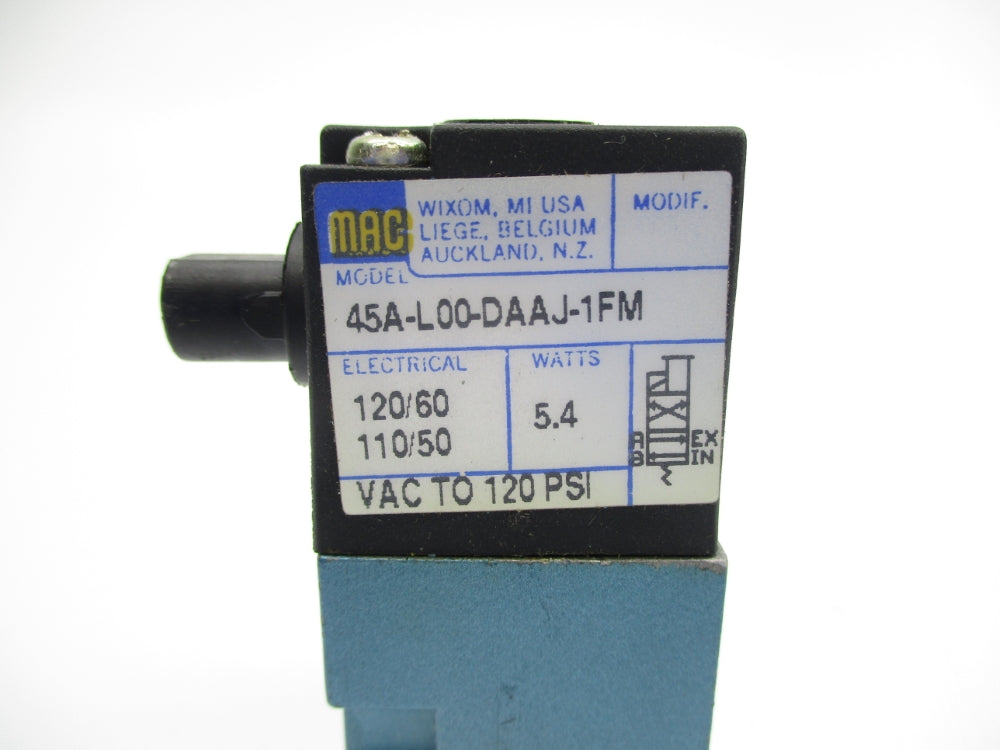 MAC 45A-L00-DAAJ-1FM 120PSI 110/120V NSNP