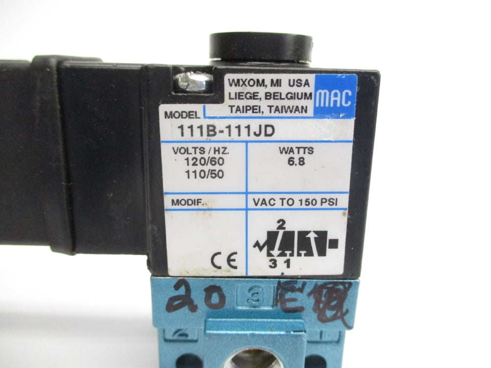 MAC 111B-111JB 150PSI 120/60 110/50 NSNP