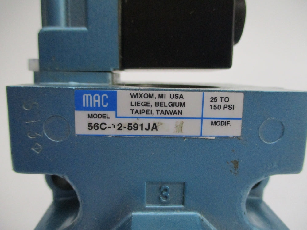 MAC 56C-12-591JA 25-150PSI 120/60 110/50 NSNP