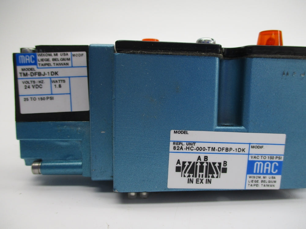 MAC 82A-HC-000-TM-DFBP-1DK 150PSI 24VDC NSNP