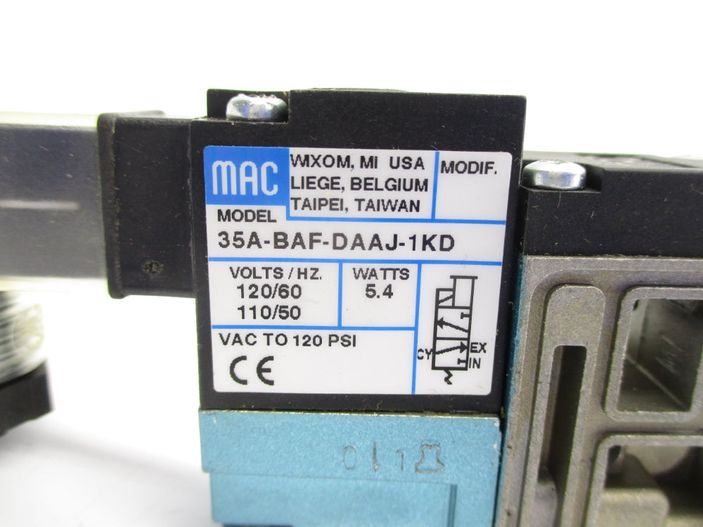 MAC 35A-BAF-DAAJ-1KD 120PSI 110/120V NSNP