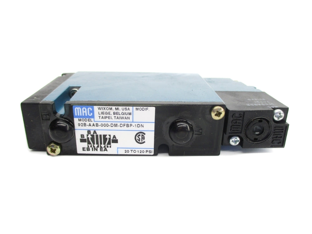 MAC 92B-AAB-000-DM-DFBP-1DN 20-120PSI 24VDC NSNP