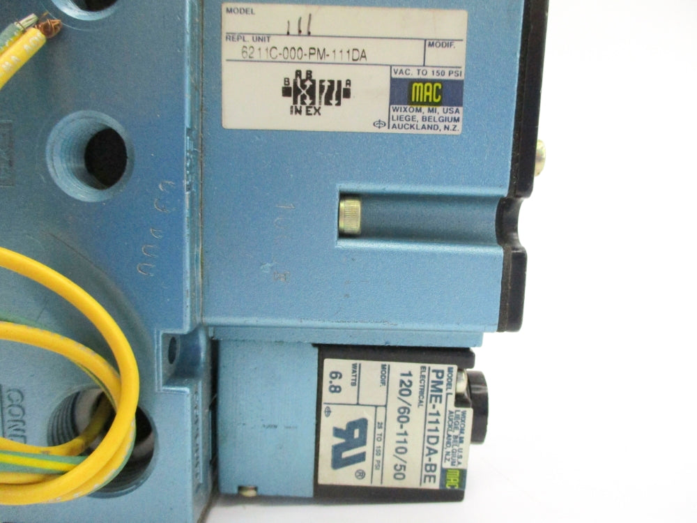 MAC 6211C-000-PM-111DA 150PSI 120/60 110/50 (AS PICTURED) NSNP