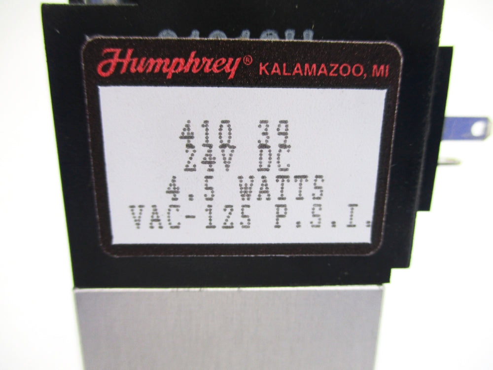 HUMPHREY 41039 24VDC 125PSI NSNP