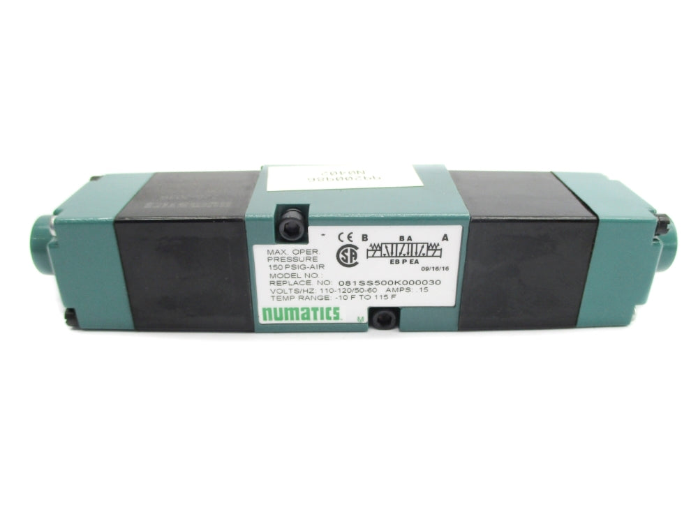 NUMATICS 081SS500K000030 150PSIG 110-120/50-60 NSNP
