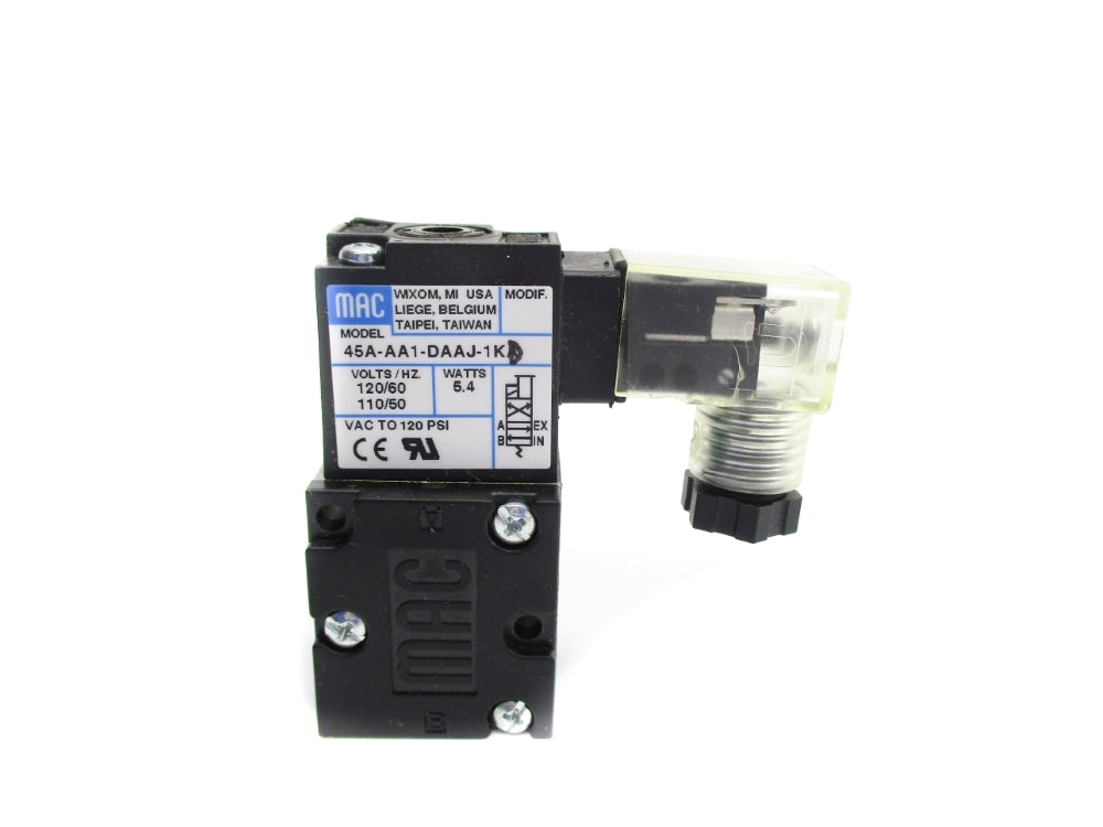 MAC 45A-AA1-DAAJ-1KA 120PSI 120/60 110/50 NSNP