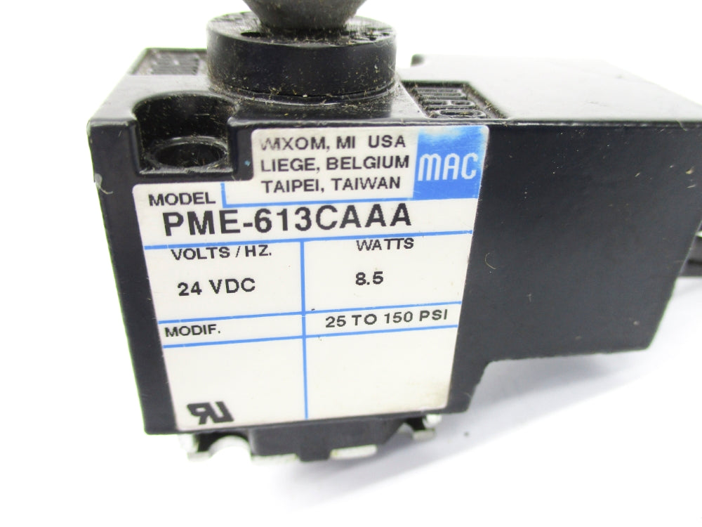 MAC PME-613CAAA 25-150PSI 24VDC UNMP