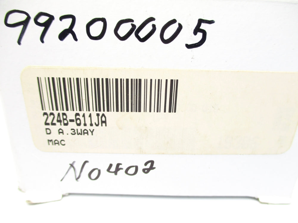 MAC 224B-611JA 150PSI 24VDC NSMP