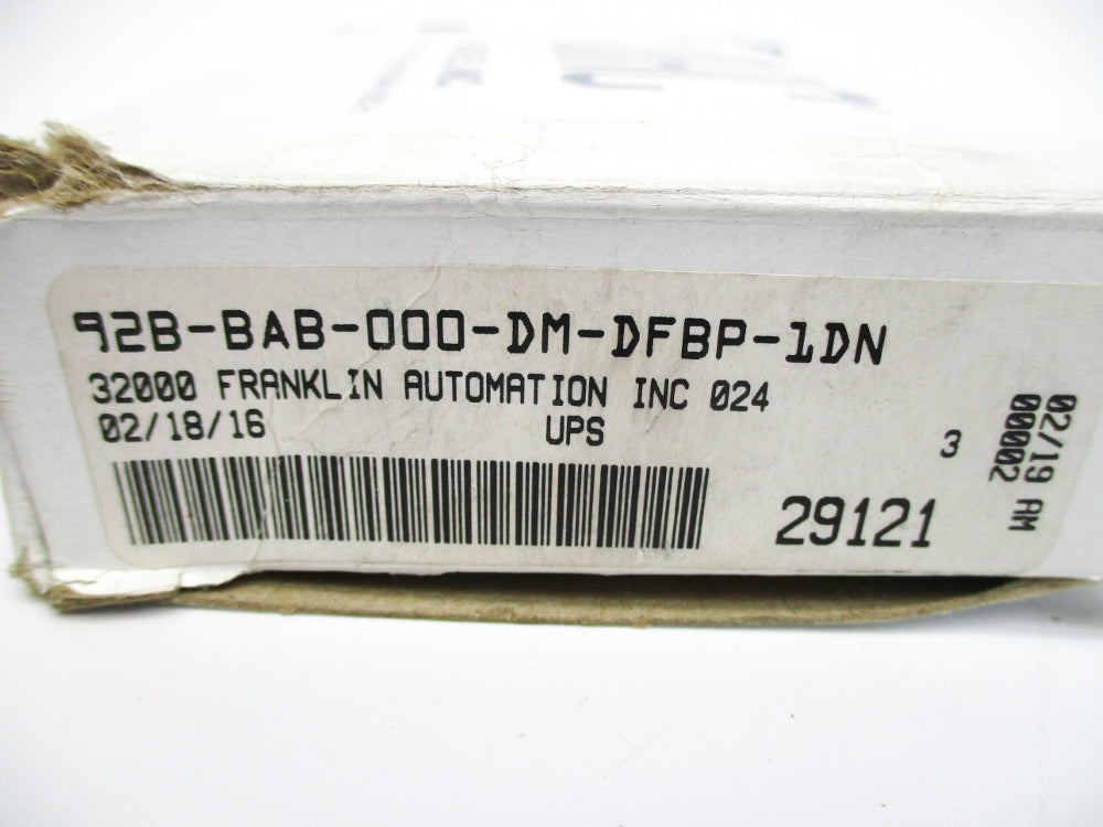 MAC 92B-BAB-000-DM-DFBP-1DN 20-120PSI 24VDC NSMP