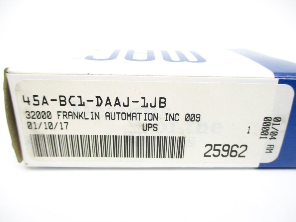 MAC 45A-BC1-DAAJ-1JB 120PSI 110/120V NSMP