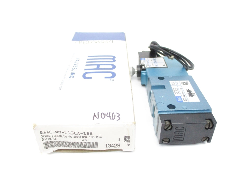 MAC 811C-PM-613CA-152 20-150PSI 24VDC NSMP