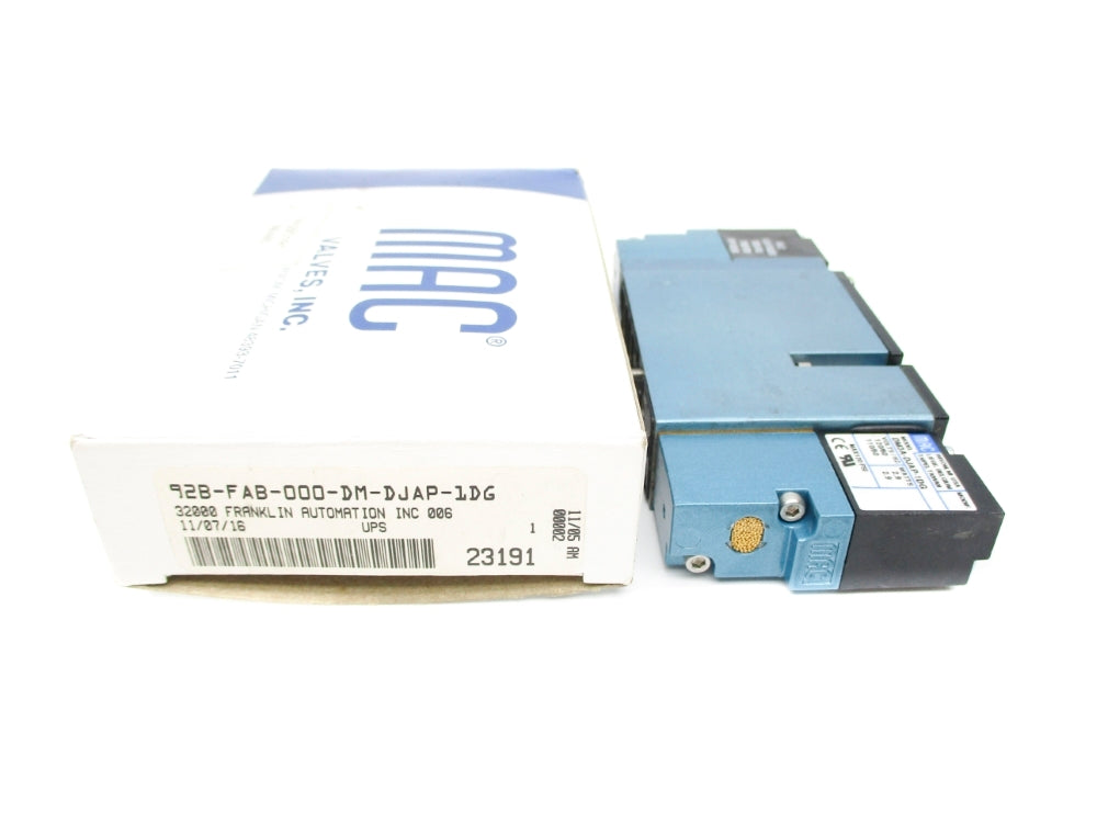 MAC 92B-FAB-000-DM-DJAP-1DG 35-120PSI 110/120V NSMP