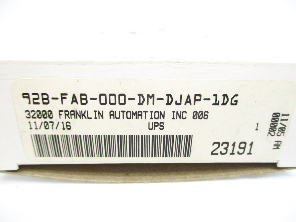 MAC 92B-FAB-000-DM-DJAP-1DG 35-120PSI 110/120V NSMP
