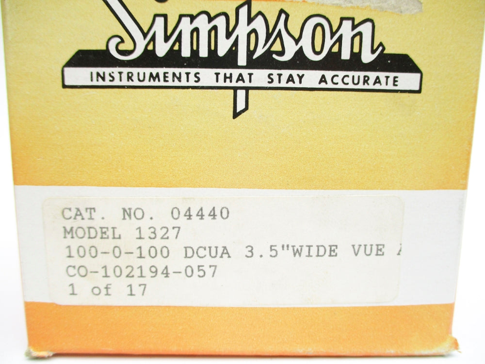 SIMPSON 04440 1327 100-0-100DCUA NSMP