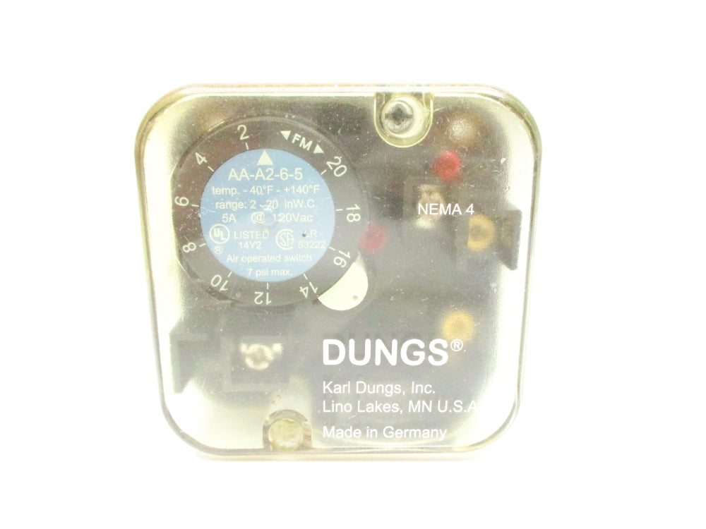 DUNGS 217-331A AA-A2-6-5 2"-20"WC NSMP