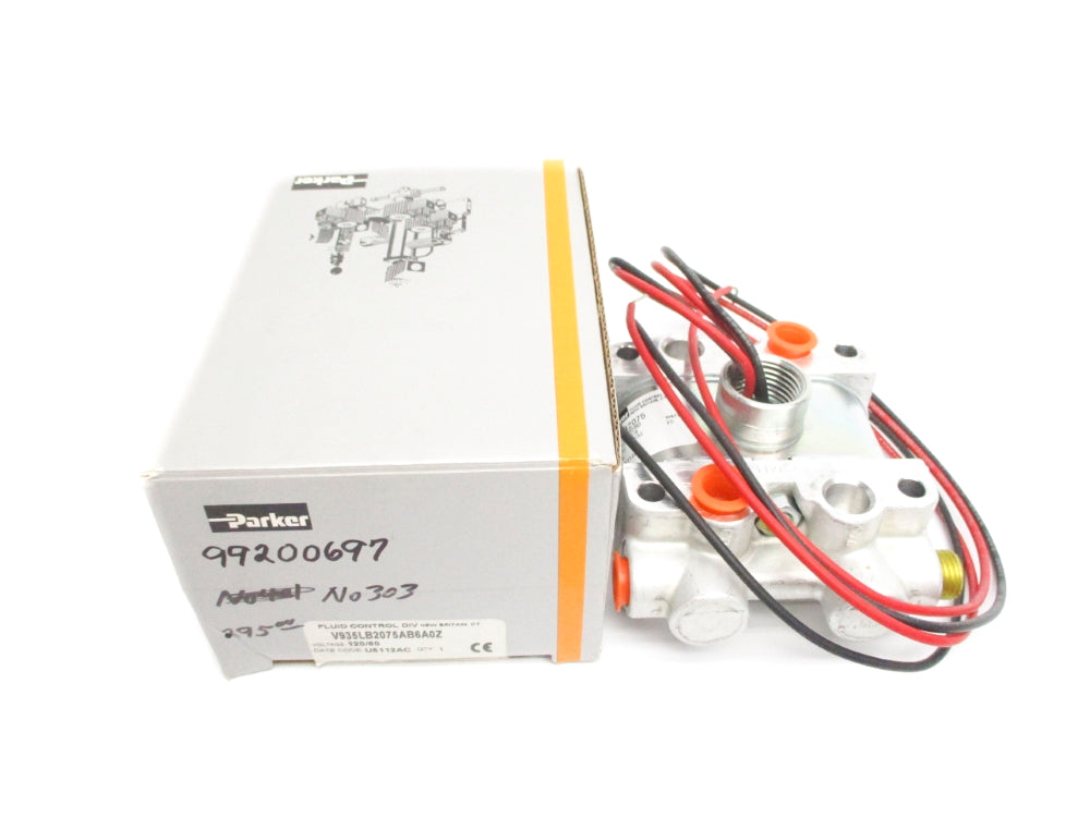 PARKER V935LB2075AB6A0Z 120V 75PSI 3/32" NSMP