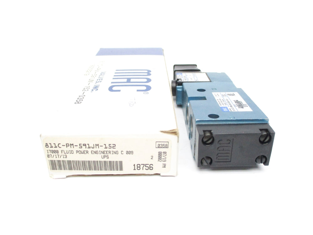 MAC 811C-PM-591JM-152 24VDC 150PSI NSMP