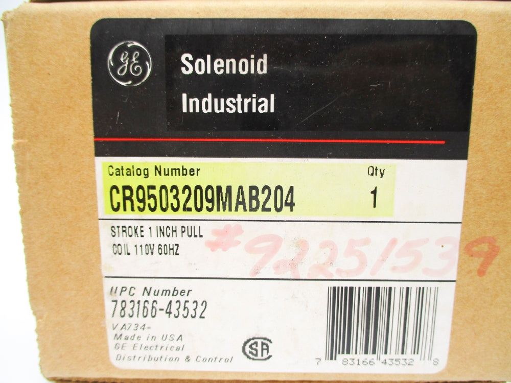 GENERAL ELECTRIC CR9503209MAB204 NSMP