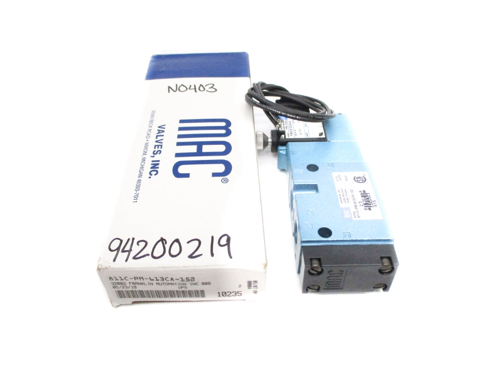 MAC 811C-PM-613CA-152 20-150PSI 24VDC NSMP