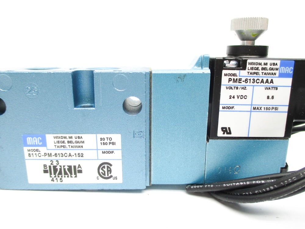 MAC 811C-PM-613CA-152 20-150PSI 24VDC NSMP
