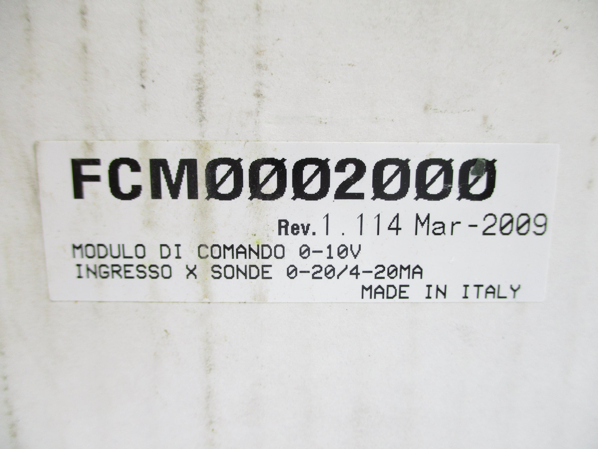 CAREL FCM0002000 NSMP