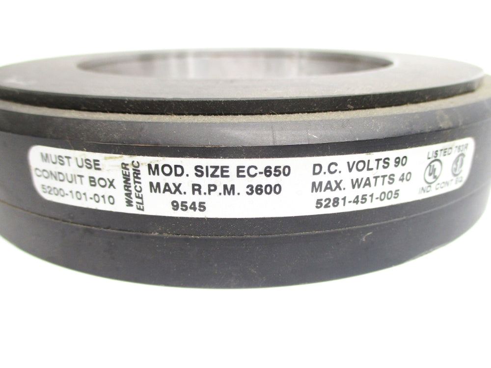 WARNER ELECTRIC EC-650 5281-451-005 UNMP