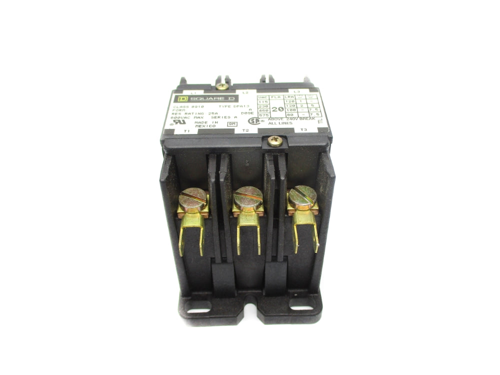 SQUARE D 8910DPA13V02 SER. A 110/120V NSNP