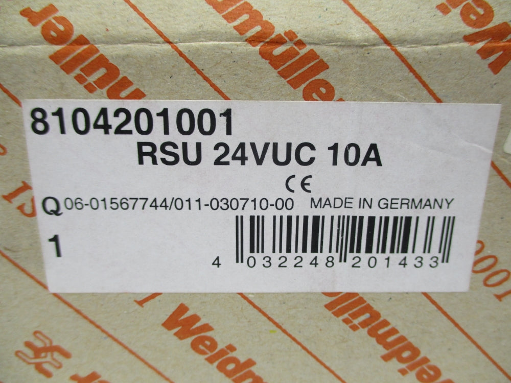 WEIDMULLER 8104201001 NSMP