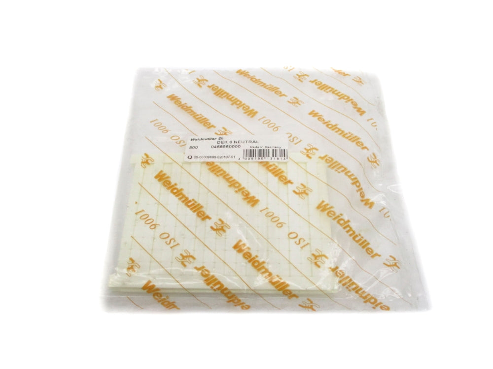 WEIDMULLER 0468560000 (PKG OF 500) NSMP