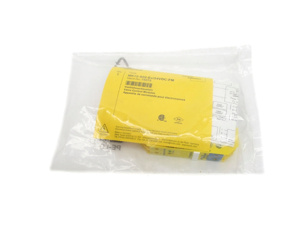 TURCK MK72-S02-EX/24VDC-FM 75072 NSMP