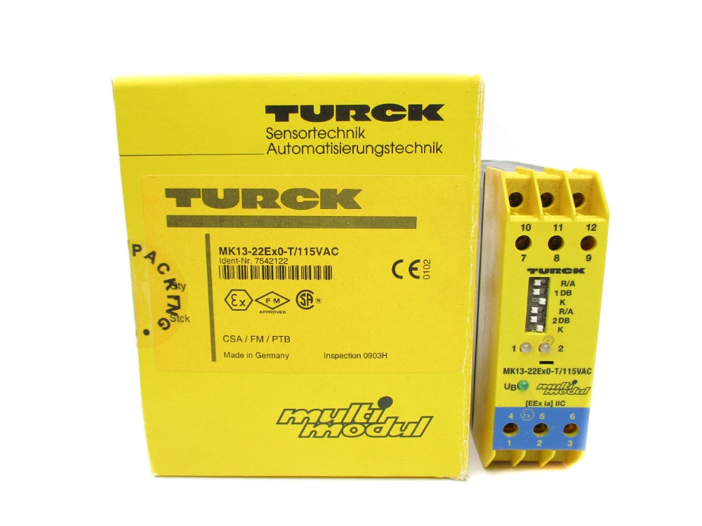 TURCK MK13-22EX0-T/115VAC 7542122 NSMP
