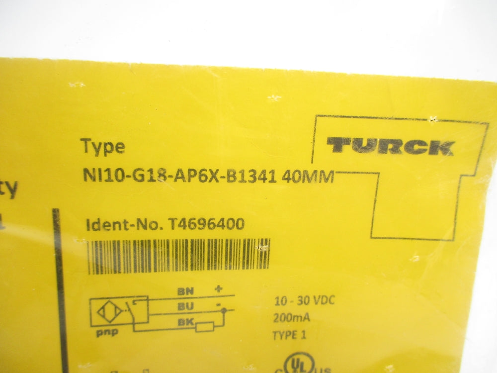 TURCK N10-G18-AP6X-B134140MM T4696400 NSMP