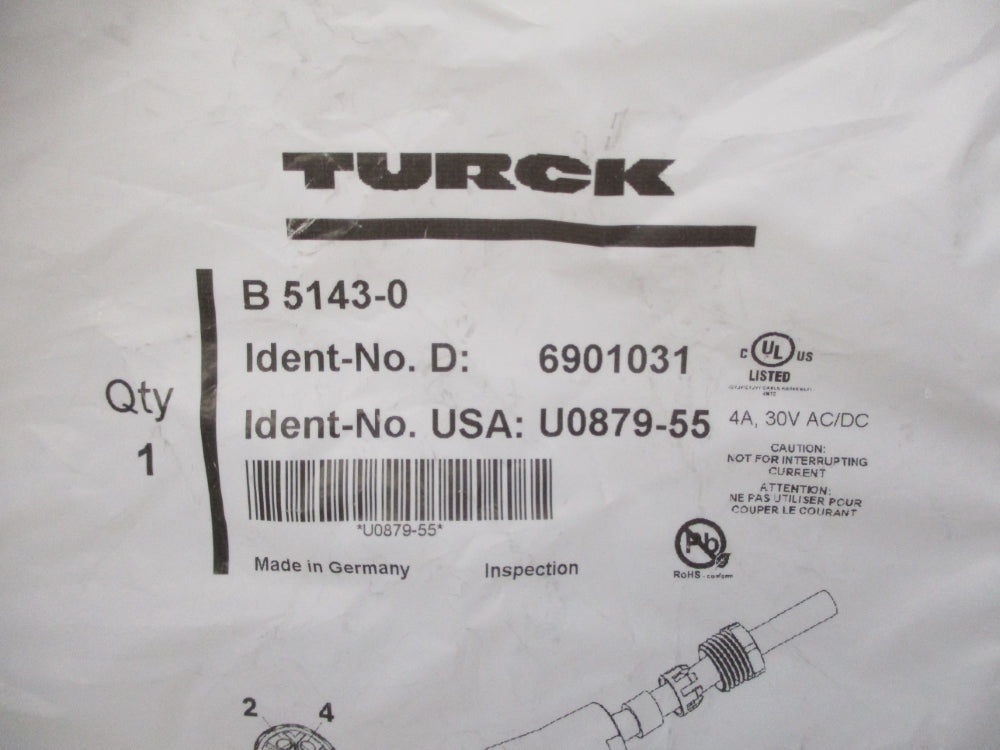 TURCK B5143-0 U0879-55 NSMP