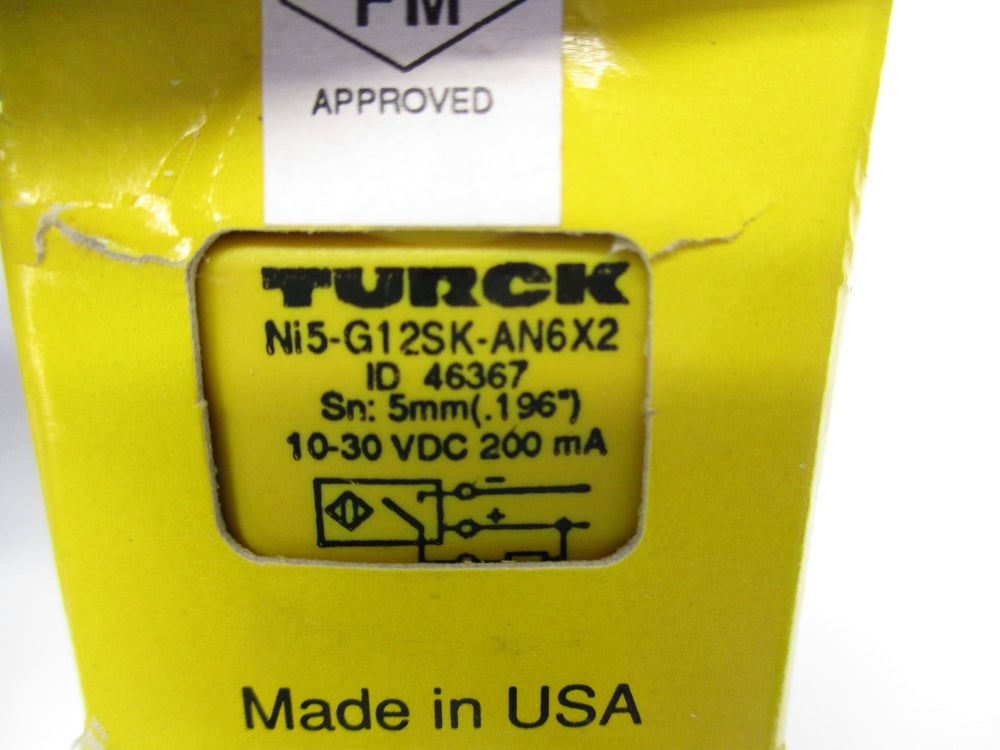 TURCK NI5-G12SK-AN6X2 46367 NSMP