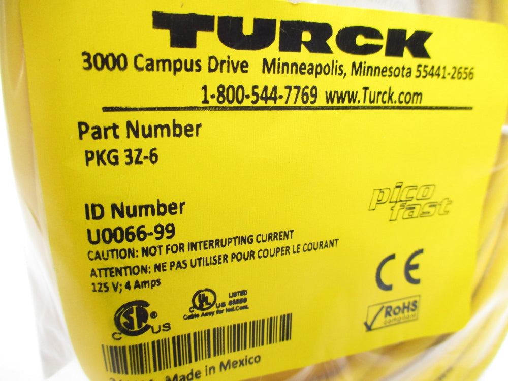 TURCK PKG3Z-6 U0066-99 NSMP