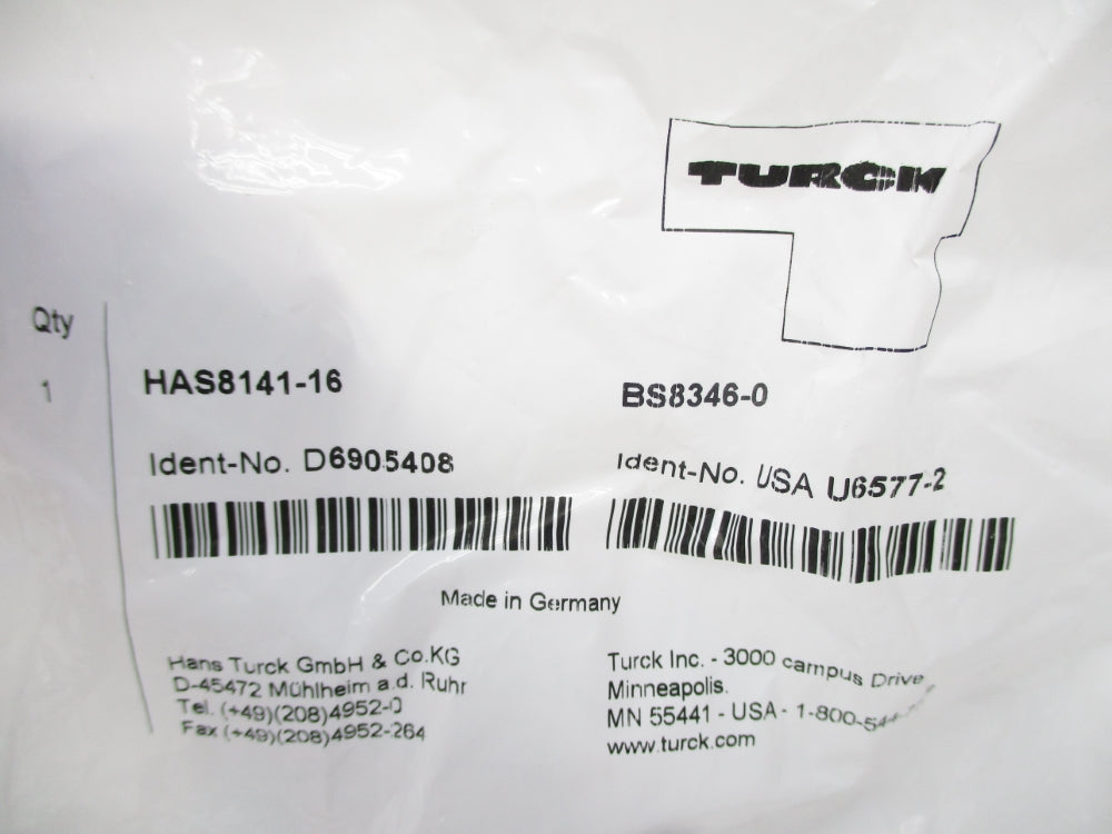 TURCK BS8346-0 U6577-2 NSMP