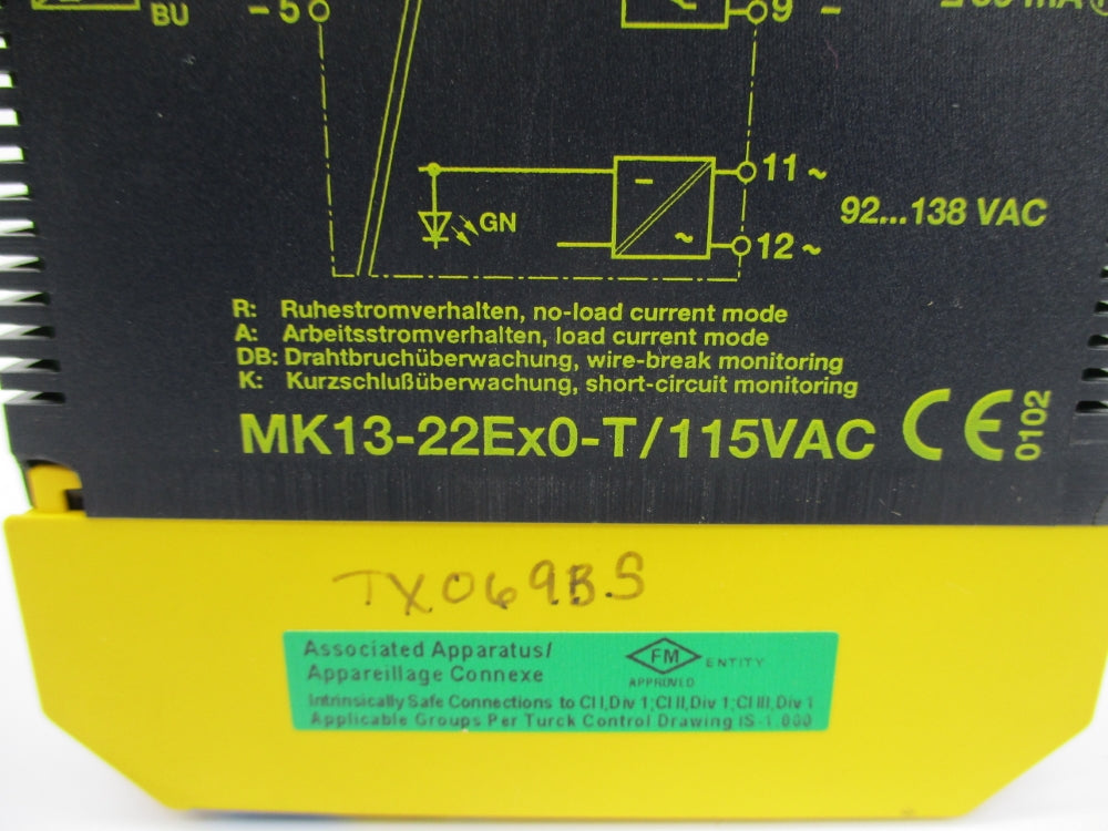 TURCK MK13-22EX0-T/115VAC NSNP