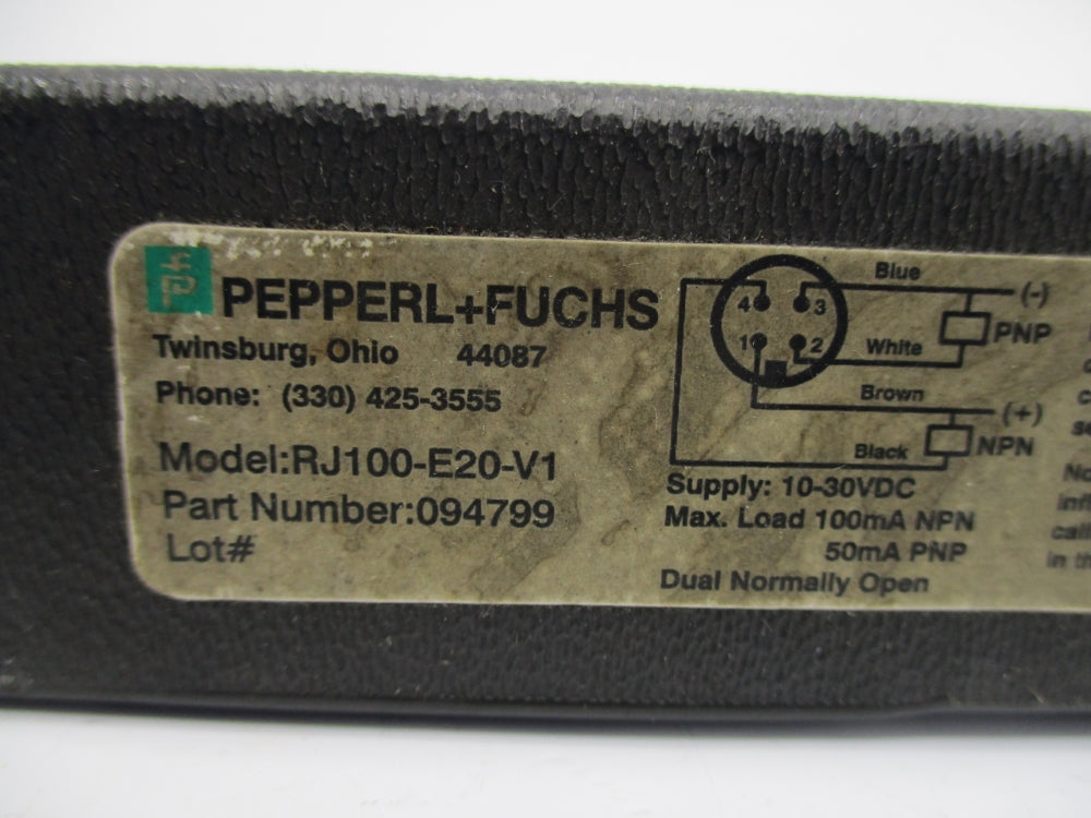 PEPPERL+FUCHS RJ100-E20-V1 094799 UNMP