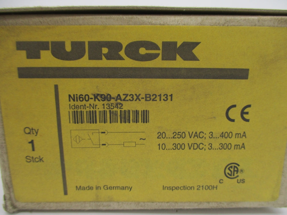 TURCK NI60-K90-AZ3X-B2131 13542 NSMP