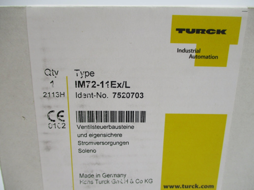 TURCK IM72-11EX/L 7520703 NSMP