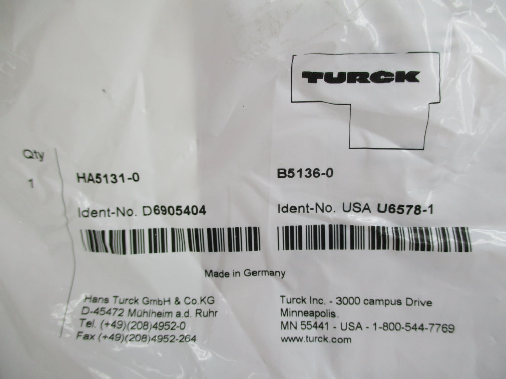 TURCK B5136-0 U6578-1 NSMP