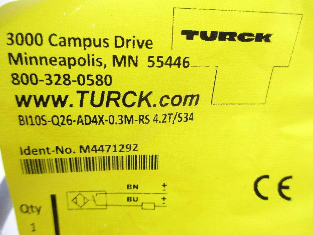 TURCK BI10S-Q26-AD4X-0.3M-RS4.2T/S34 M4471292 NSMP