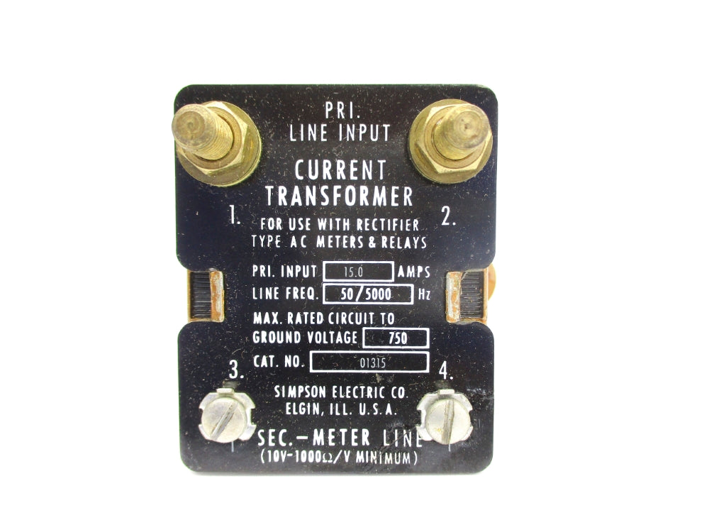 SIMPSON ELECTRIC 01315 UNMP