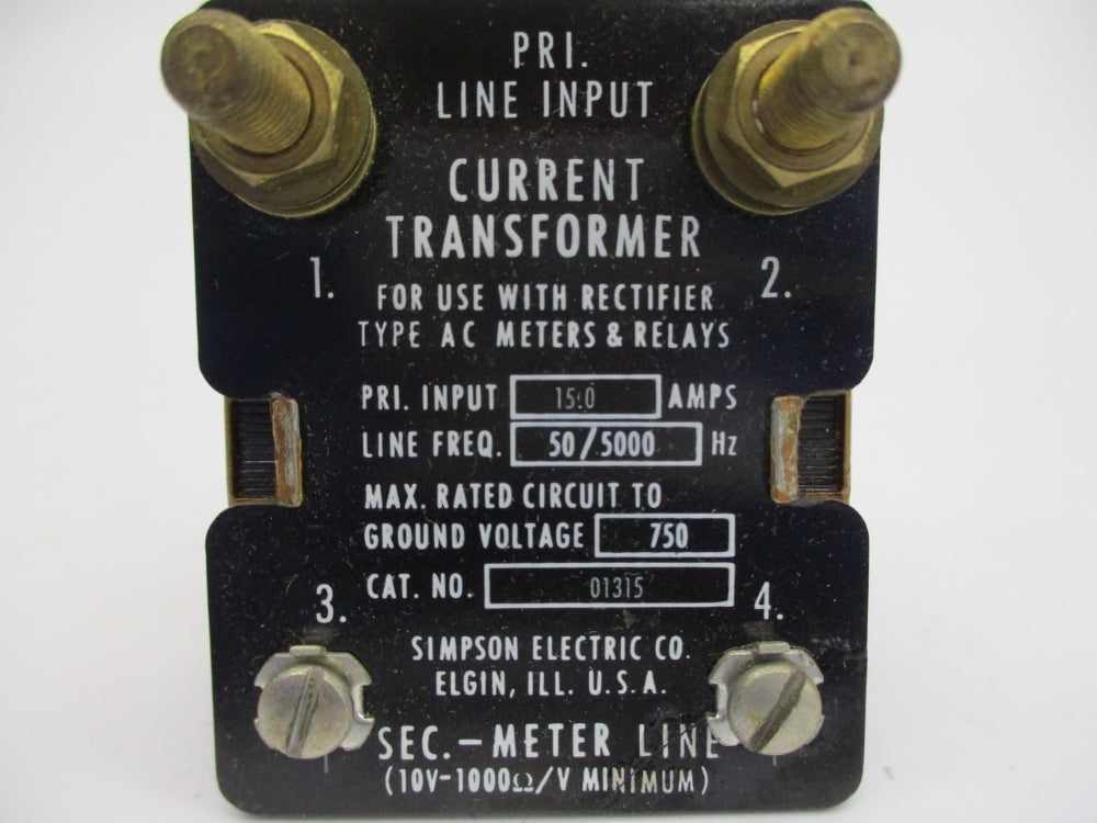 SIMPSON ELECTRIC 01315 UNMP