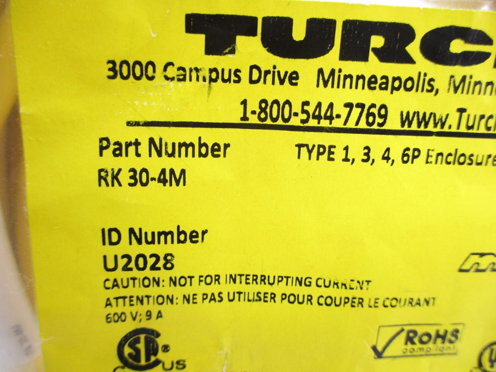 TURCK RK30-4M U2028 NSMP