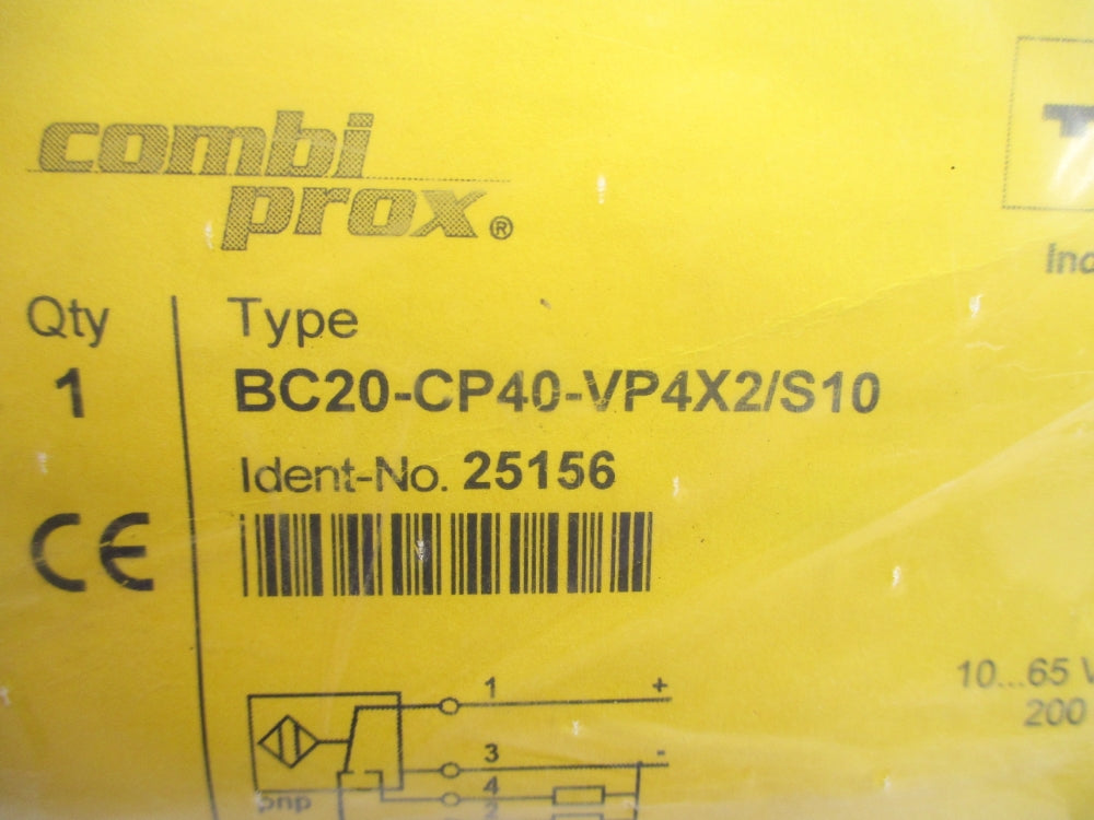 TURCK BC20-CP40-VP4X2/S10 25156 NSMP