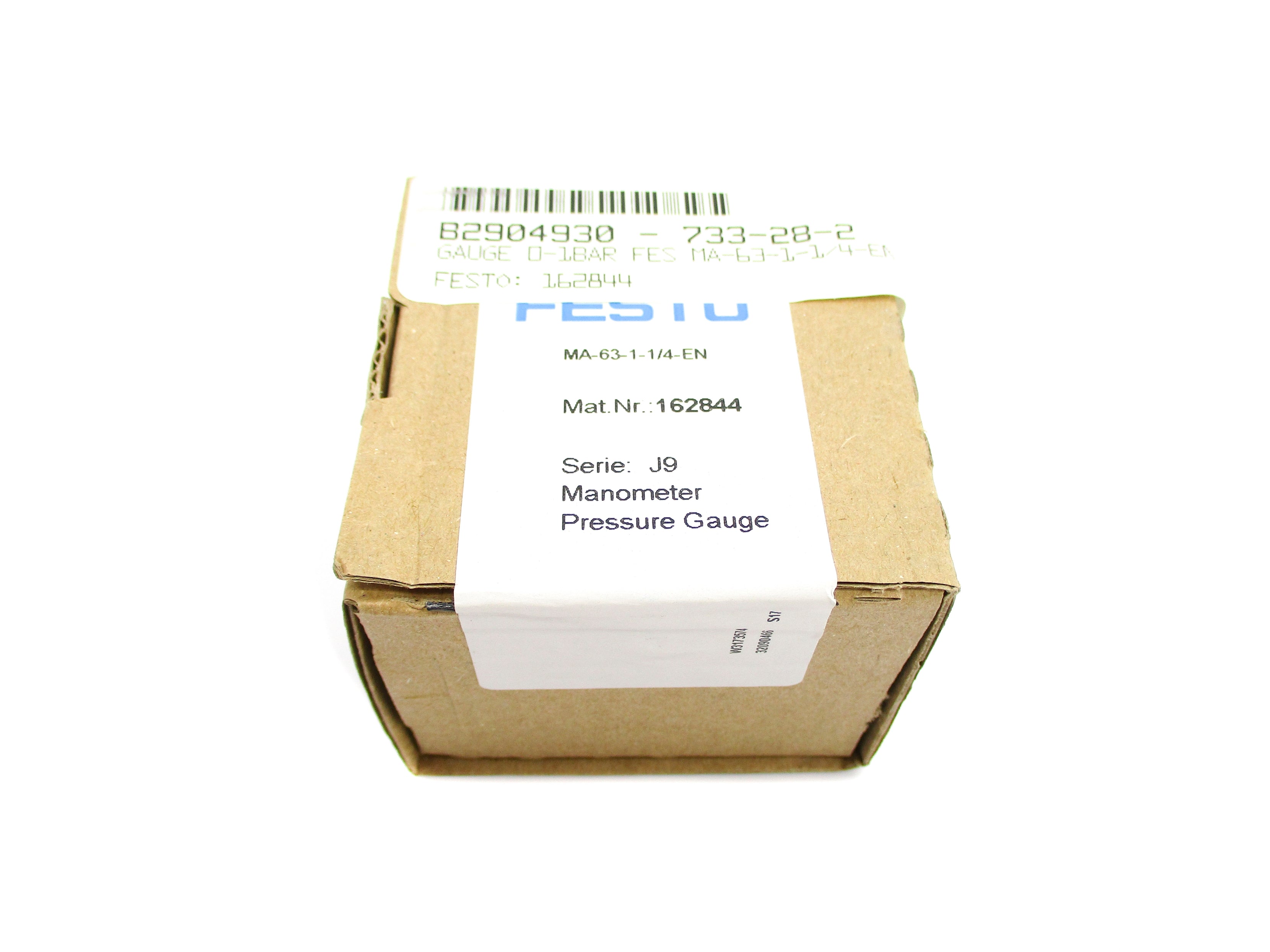 FESTO MA-63-1-1/4-EN 0-15PSI NSFS